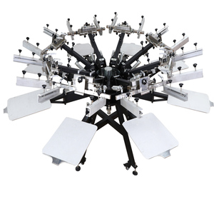 <span class=keywords><strong>Presse</strong></span> d'impression sérigraphique à 8 couleurs à micro-réglage de haute précision - Product Image 3