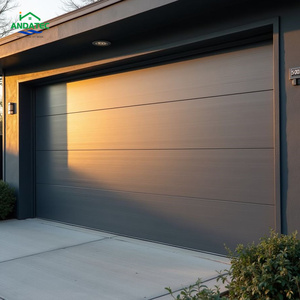 <span class=keywords><strong>Porte</strong></span> de <span class=keywords><strong>garage</strong></span> sectionnelle moderne en acier avec finition grain de bois, panneau isolé en PU pour <span class=keywords><strong>garage</strong></span> de villa - Product Image 5