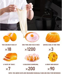 Batidora de pie de 11L para cocina, amasadora de masa para panadería, mezcladora de alimentos para hornear - Product Image 4