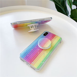 <span class=keywords><strong>Coque</strong></span> de luxe souple à paillettes pour iphone, compatible modèles 6s, 7, 8 plus, 11 Pro Max, X, XR, XS, <span class=keywords><strong>huawei</strong></span> P20, <span class=keywords><strong>P30</strong></span> Pro <span class=keywords><strong>Lite</strong></span>, scintillante, arc-en-ciel - Product Image 3