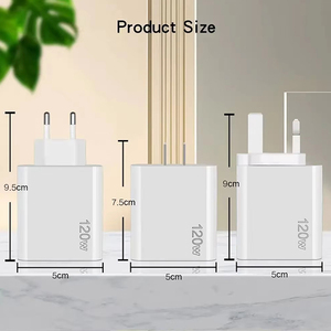 <span class=keywords><strong>5</strong></span> पोर्ट दीवार चार्जर पीडी 120w फास्ट चार्जिंग मल्टी पोर्ट ट्रैवल पावर एडाप्टर - Product Image 5
