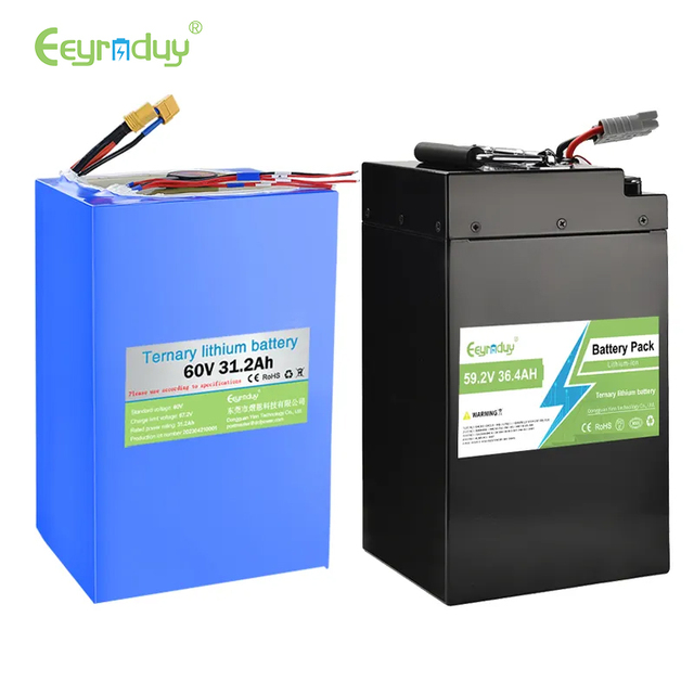 Custom 60V 31Ah 36Ah Lithium Battery Pack NCM for Motorcycle Scooter Tricycle Golf Cart