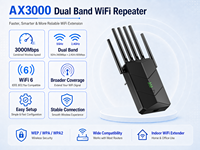 AX3000 WiFi 6 Kablosuz Tekrarlayıcı Router, 6 Harici Antenli Gigabit Menzil Genişletici OEM ODM Tedarikçisi