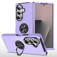Coque de téléphone antichoc en TPU PC effet seconde peau avec anneau métallique invisible 360° pour Samsung Z Fold 8 Fold8 Wide Armor Case Z Fold7 Fold6