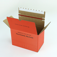 Boîtes en carton haut de gamme à fermeture éclair - Conception carrée auto-érectible sans colle - Emballage personnalisé imprimé quadricolore