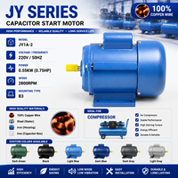 Moteur à condensateur série JY1A-2 JY 0,55 kW 0,75 CV 220 V 50 Hz monophasé pour compresseur d'air