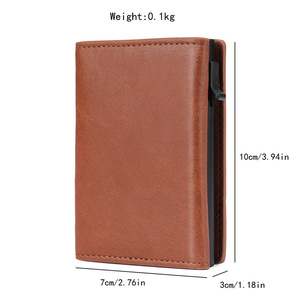 Portacarte in Alluminio RFID <span class=keywords><strong>di</strong></span> Grande Capacità, Portafoglio Minimalista con Chiusura Magnetica - Product Image 6