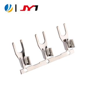 Terminal aislado en forma de U de 3,2mm, terminal de pala de crimpado tipo Y, estampado Y Terminal de crimpado en forma de horquilla con forma de cangrejo - Product Image 1