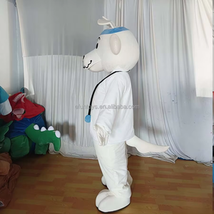 Efun quantité minimale de commande-Costume de mascotte professionnel de médecin chien blanc personnalisé 1 pièce-Taille adulte-Costume d'animal de dessin animé pour la publicité - Product Image 5