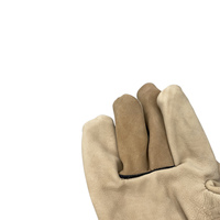Autres accessoires de soudage : Gants à manchette en cuir, spéciaux, résistants à l'usure, antidérapants, en cuir de vachette, pour la protection du travail, à manches longues