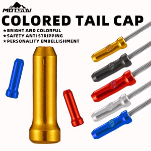 VXM Embouts de câble de frein et de dérailleur en aluminium colorés pour vélo, accessoires de cyclisme - Product Image 1