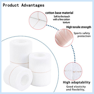 Benda Adesiva Elastica Sterile Impermeabile da 7,5 cm per Fissazione Medica, Protezione per Esercizi Intensi e <span class=keywords><strong>Fissaggio</strong></span> Articolare - Product Image 3