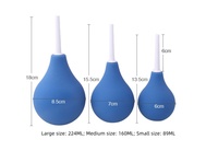 Kit de seringue rectale en caoutchouc souple pour irrigation, douche vaginale et anale, outil de nettoyage pour produits sexuels