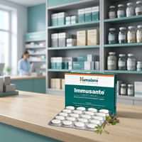 IHO Himalaya Herbal Healthcare, Tabletas de Vitamina C para el Cuidado del Hígado, Antienvejecimiento y Refuerzo del Sistema Inmunitario, 60 Unidades, 3 Años de Duración, Hecho en Delhi