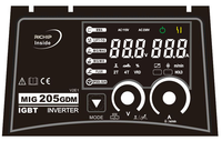 Soldadora Multiproceso Riland Nueva MIG 165/185/205GDM 230V 3.6kVA Económica, Compacta y Eficiente 5 en 1, Lista para Pistola de Bobina, para Acero Inoxidable