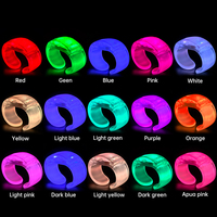Tipo C recargable 15 colores fiesta Led pulsera Dmx Control Led pulsera para concierto de música evento deportivo KTV Club torneo
