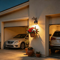 Lampe murale solaire magnétique IP54 étanche avec détecteur de mouvement pour extérieur, idéale pour porche, clôture et jardin