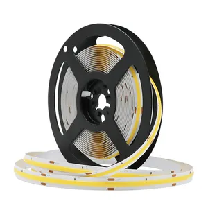 Doppio CCT 608led/m LED Cob Strip Light flessibile 5mm 8mm 10 mm1 4 W/M doppio colore Temperature12V 24V COB LED Strip