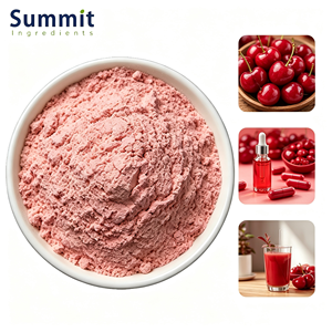 Poudre d'extrait de Vitamine C d'Acerola de haute qualité en vrac, poudre d'extrait de cerise d'Acerola pour cosmétiques et aliments - Product Image 1