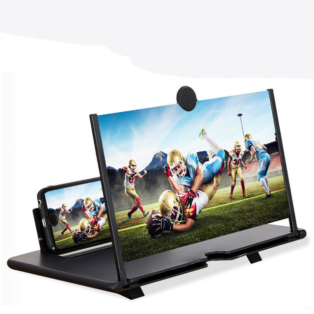 Ultra-Clear 3D HD Foldable Projector Screen Enlarger Mobile Phone Magnifier for Movies, Videos