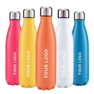 Bouteille isotherme en acier inoxydable moderne avec logo personnalisé IStapromo Gifts, forme de tasse droite, isolation 12-24 heures, portable. - Product Image 2
