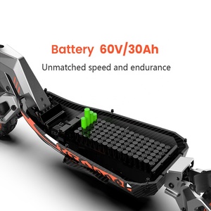 Lewee-Patinete eléctrico con batería de alta calidad, patinete eléctrico de 60V, 30Ah, batería de litio, motor dual de 60V, patinete eléctrico de 11 pulgadas para adultos - Product Image 3