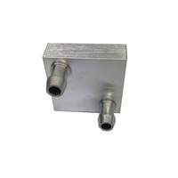 40*40*12mm Châssis Serveur Aluminium Bloc d'Eau Refroidisseur de Liquide CPU Bloc de Refroidissement d'Eau Industriel Plaque de Dissipateur Thermique de Refroidissement de l'Eau