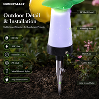 MOMOVALLEY - Iluminación Decorativa para Exteriores con Motivo de Broto Gigante, Resistente al Agua, para Paisajes, Servicio Profesional para Contratistas de Proyectos