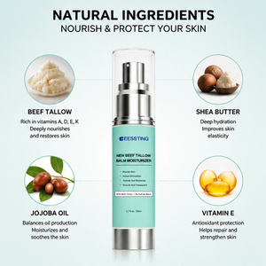 Productos Herbales para el Cuidado Facial de Marca Privada, 50 ml, Humectantes para el Cuidado de la Piel, Antiarrugas, Bálsamo Humectante de Sebo de Res para Hombres - Product Image 4