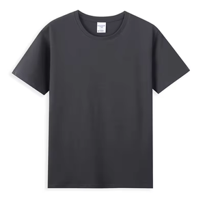 T-shirt pour homme en coton 100% pur, logo de marque personnalisé de haute qualité, vente en gros - Product Image 6