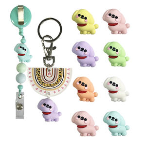 Nouveau 3D goutte Silicone <span class=keywords><strong>chien</strong></span> perles de qualité alimentaire perles en vrac <span class=keywords><strong>pour</strong></span> bricolage Silicone bijoux fabrication de bijoux <span class=keywords><strong>jouets</strong></span> - Product Image 4