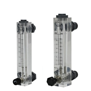 LZM-15JT液体8lpmパネル水アクリルマウント流量計中国 - Product Image 4