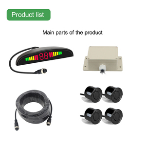 Hệ thống Radar đảo ngược xe tải 24V tiên tiến với 4 cảm biến, màn hình LED & cảnh báo âm thanh, phát hiện tầm xa để an toàn khi đỗ xe - Product Image 6