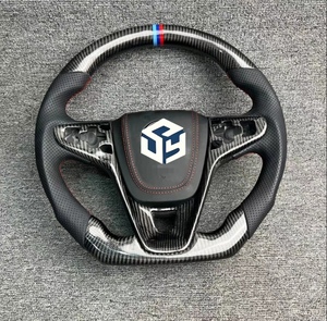 Modifiziertes Carbon-Leder-Lenkrad für Corolla LC300 Hilux N70 Fortuner Land Cruiser <span class=keywords><strong>GR</strong></span> Auto-Lenkrad für Toyota - Product Image 1