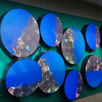 Écran d'affichage LED circulaire personnalisé JL P1.5 P1.8 P2 P2.5 écran LED pour logo de magasin Affichage OLED