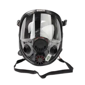 Honeywell masker Gas wajah penuh, Respirator Kimia perlindungan pernapasan 760008A