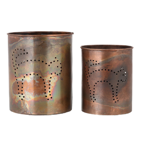 Portavelas Decorativo Grande de Hierro Forjado, Estilo Rústico, para Mesa, Hecho a Mano, Ecológico, para Navidad y Bodas - Product Image 1