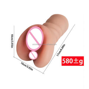 <span class=keywords><strong>2</strong></span> In 1 Realistische Vaginal & Anus Pussy Spielzeug für Männer Tragbare realistische Tasche Pussy männliche Mastur bator - Product Image 6