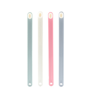 Pet Toothbrush Soft Bristles For Small Dogs Cats Puppies Oral Cleaning Reusable Pink White Gray Dark Green Rectangle Shape - Product Image 5