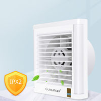 Ventilateur de ventilation électrique OEM 4-6 pouces à volet avant, petit ventilateur de salle de bain à fixation murale, extracteur de fumée pour cuisine et toilettes