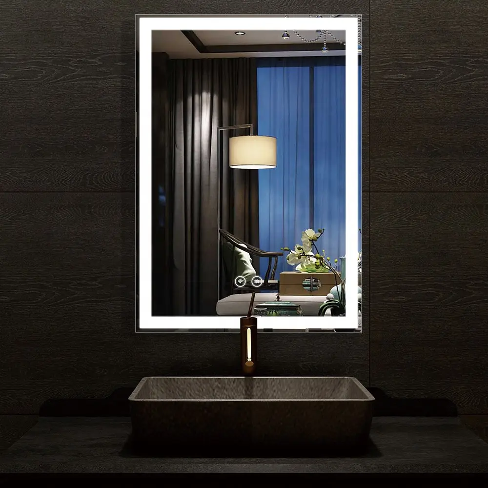 2023 새로운 호텔 욕실 거울 백라이트 led 조명 현대적인 스타일의 벽걸이