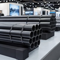 Tuyau rond en acier au carbone à livraison rapide, tubes en acier au carbone sans soudure pour eau, forage, huile, chaudière