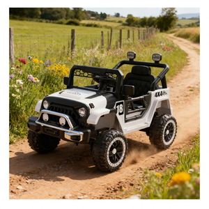 Electric Ride-On Car for Kids Battery Operated Double Drive Motor MP3 Music Player Durable <b>Plastic</b> Construction Safe Design - Product Image 5