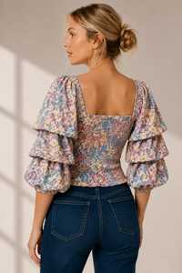Excellent Quality Women <b>Crop</b> <b>Top</b> Trendy Cotton Casual Short <b>Top</b> For Summer And Daily Fashion Wear Available At Factory Price - Product Image 4