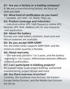 High Frequency <strong>Computer</strong>/Server <strong>Backup</strong> Online UPS 3KVA Pure Sine Wave 220VAC Tower Design - Product Image 6