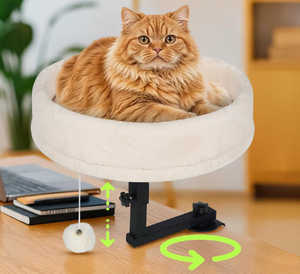 Nhà Máy Bán Buôn Hiện Đại 360 ° Xoay Có Thể Điều Chỉnh Chiều Cao Mèo Bảng Giường Vòng Mèo Tổ Làm bằng Vải Mèo Bàn - Product Image 6