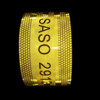 Cinta Reflectante de Alta Calidad de 2, 3 y 4 Pulgadas, Material Reflectante Amarillo SASO 2913, Adhesivo Reflectante para Vehículos de Oriente Medio