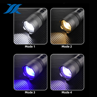Lampe torche tactique LED blanche rechargeable par USB de type C, nouvelle génération XINYIN, avec zoom laser