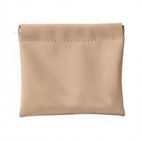 Mini pochette en cuir PU personnalisable avec logo, pour écouteurs, laboratoire, voyage, courses, cadeau