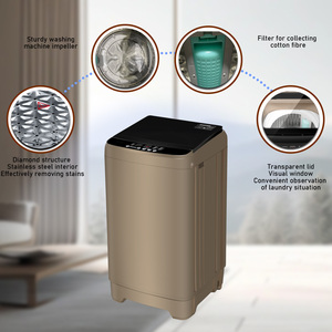 2024 Topseller: Automatische Toplader-Waschmaschine für den Haushalt, tragbar, elektrisch, neu, für effiziente, sichere und hygienische Reinigung, Waschen und Trocknen in einem, Sonderangebot - Product Image 5